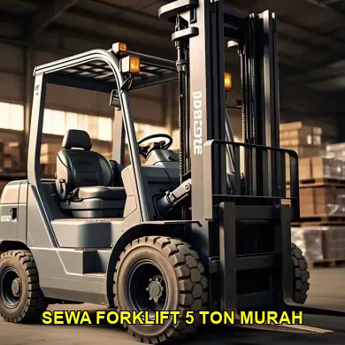 sewa forklift 5 ton murah